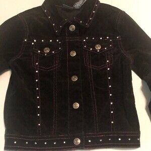 Duck Head Black Rhinestone Jacket  5